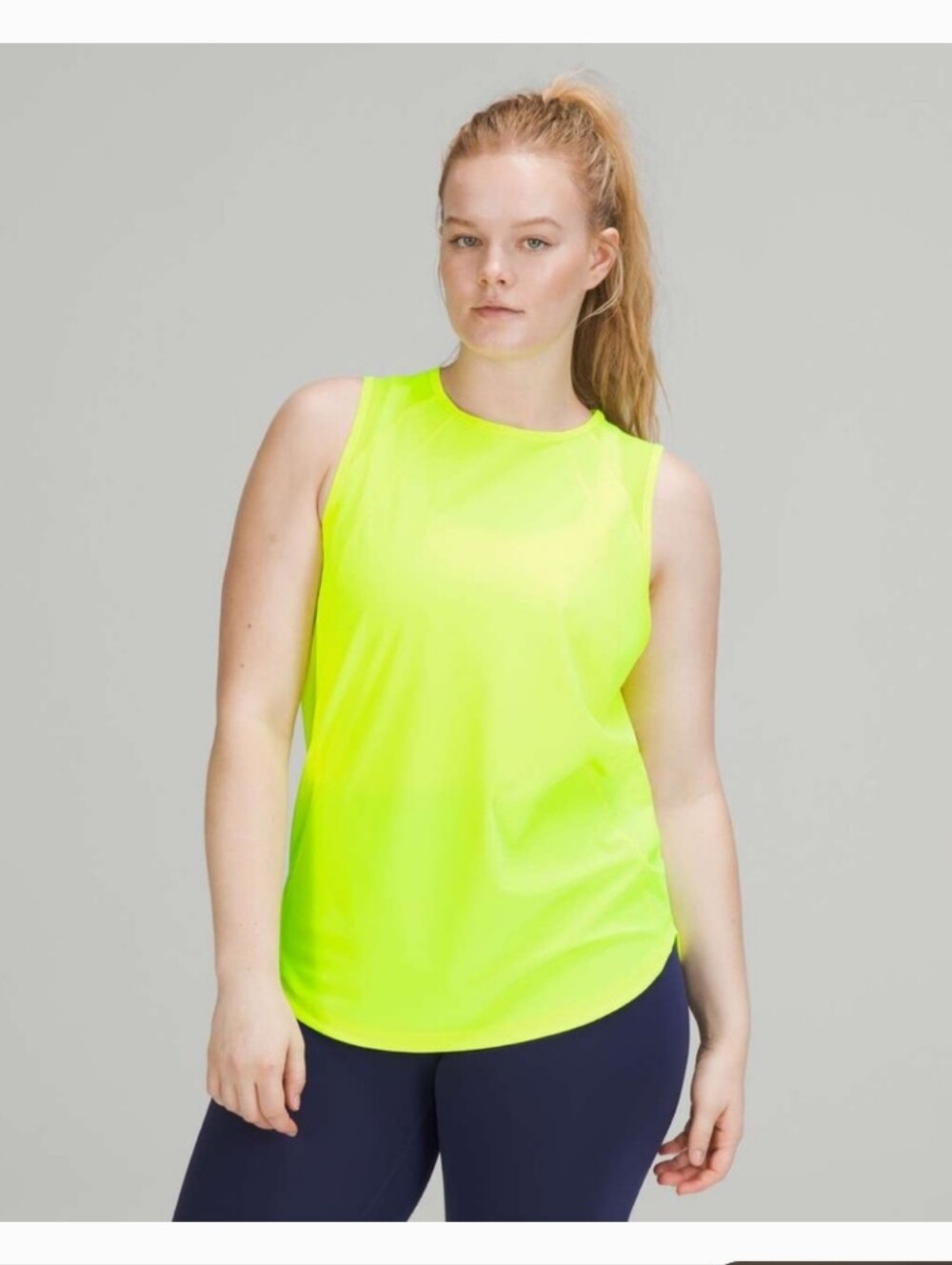 lululemon athletica Neon Yellow Athletic Tank